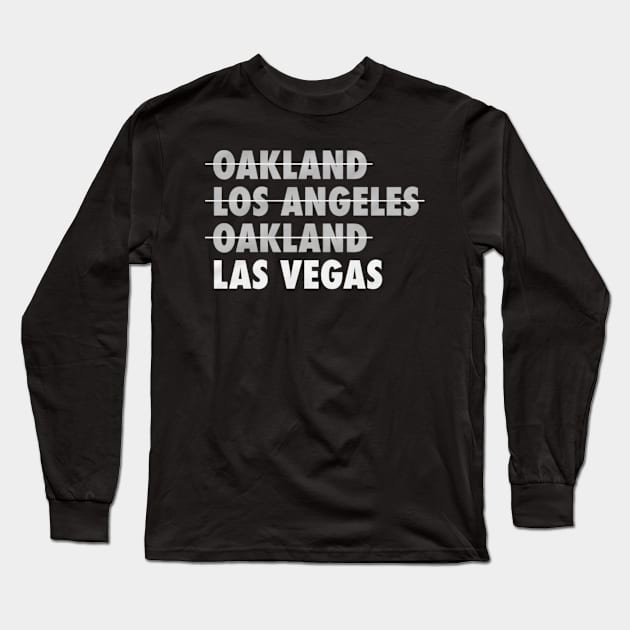 Raiders Cities Long Sleeve T-Shirt by jordan5L